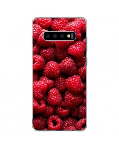 Coque Samsung S10 Plus Framboise Raspberry Fruit - Laetitia