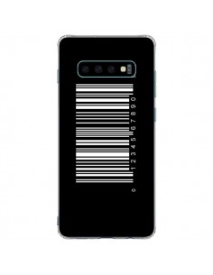 Coque Samsung S10 Plus Code Barres Blanc - Laetitia