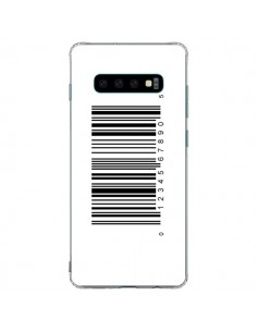 Coque Samsung S10 Plus Code Barres Noir - Laetitia