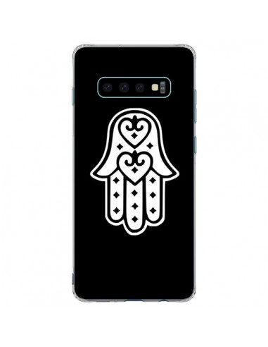 Coque Samsung S10 Plus Main de Fatma Oeil Noir - Laetitia