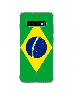 Coque Samsung S10 Plus Drapeau Brésil Brésilien - Laetitia