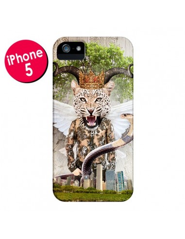 Coque Hear Me Roar Leopard pour iPhone 5 et 5S - Eleaxart