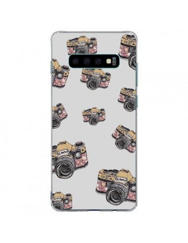 Coque Samsung S10 Plus Appareil photo vintage Rose - Laetitia