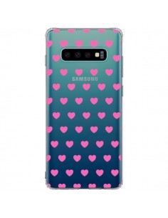 Coque Samsung S10 Plus Coeur Heart Love Amour Rose...