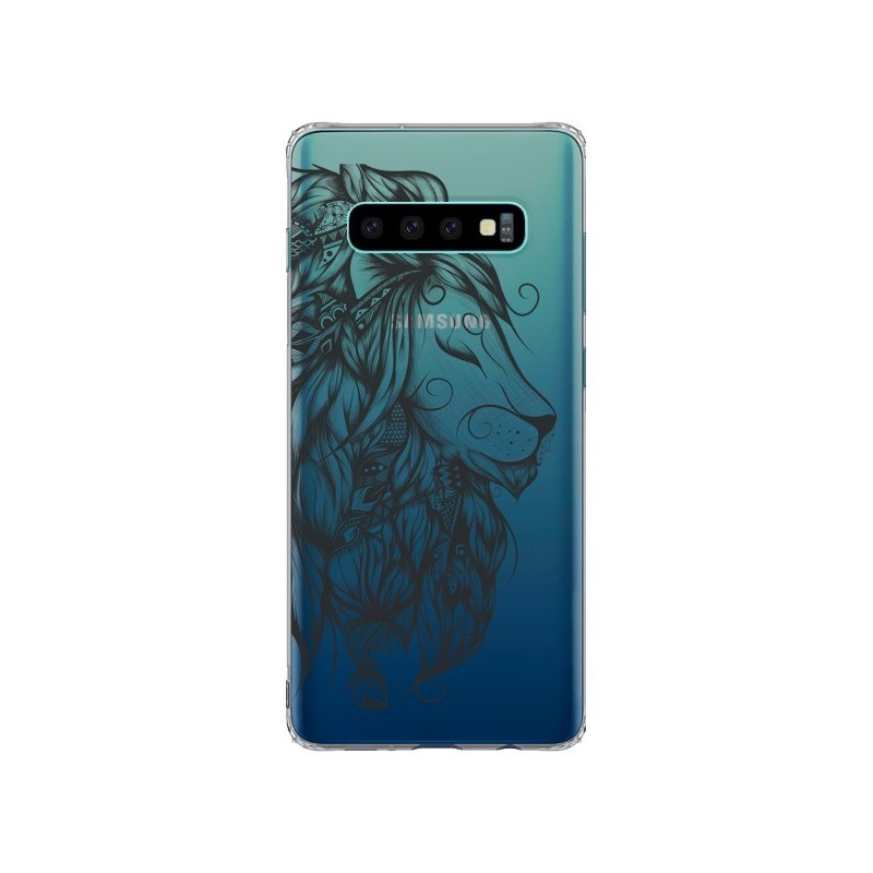 Coque Samsung S10 Plus Lion Poétique Transparente - LouJah