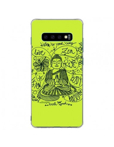 Coque Samsung S10 Plus Buddha Listen to your body Love Zen Relax - Leellouebrigitte