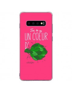 Coque Samsung S10 Plus Toi tu as un coeur d'artichaut -...