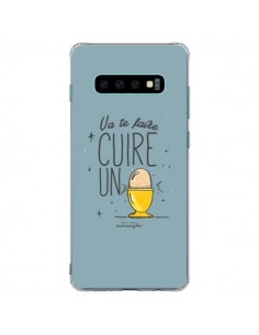 Coque Samsung S10 Plus Va te faire cuir un oeuf gris -...