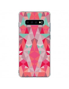 Coque Samsung S10 Plus Azteque Rouge - Leandro Pita