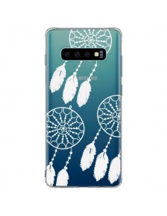 Coque Samsung S10 Plus Attrape Rêves Blanc Dreamcatcher...