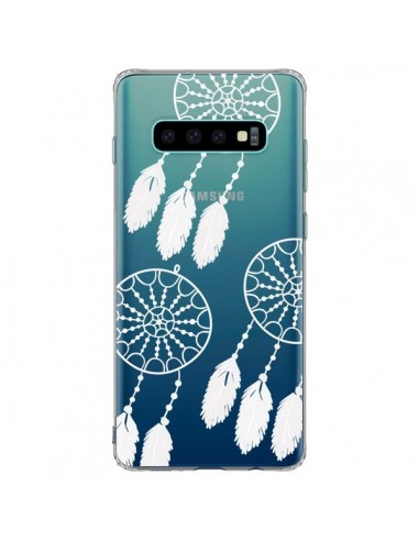 Coque Samsung S10 Plus Attrape Rêves Blanc Dreamcatcher Triple Transparente - Petit Griffin