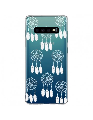 Coque Samsung S10 Plus Attrape Rêves Blanc Dreamcatcher Mini Transparente - Petit Griffin