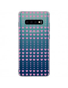 Coque Samsung S10 Plus Coeurs Heart Love Amour Rose...