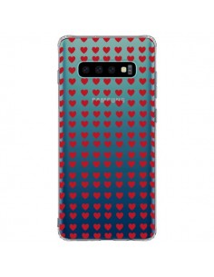 Coque Samsung S10 Plus Coeurs Heart Love Amour Red...