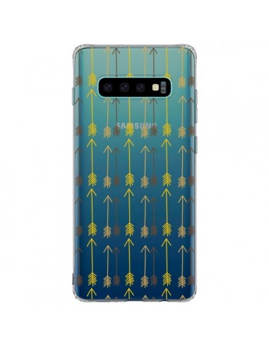 Coque Samsung S10 Plus Fleche Arrow Transparente - Petit Griffin