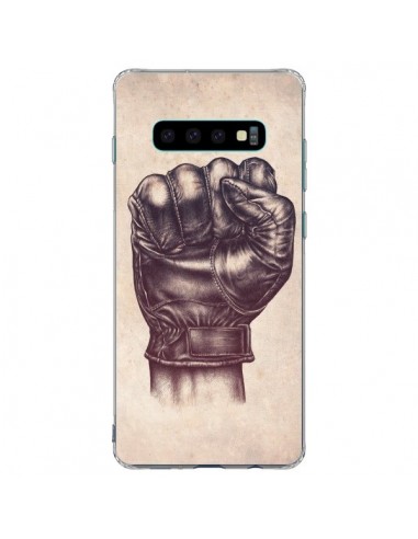 Coque Samsung S10 Plus Fight Poing Cuir - Lassana