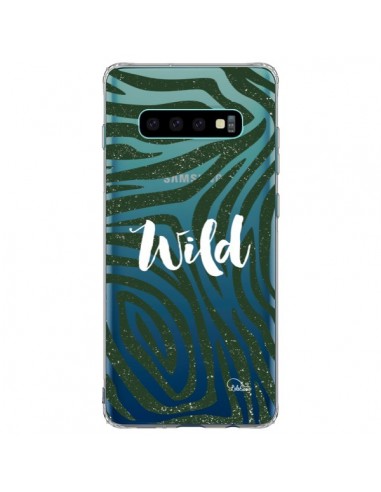 Coque Samsung S10 Plus Wild Zebre Jungle Transparente - Lolo Santo