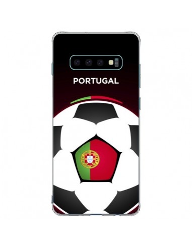 Coque Samsung S10 Plus Portugal Ballon Football...