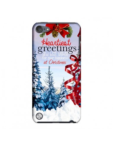 Coque Voeux Joyeux Noël pour iPod Touch 5 - Eleaxart