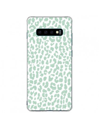 Coque Samsung S10 Plus Leopard Menthe Mint - Mary Nesrala