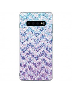 Coque Samsung S10 Plus Chevron Splash Triangle Azteque -...