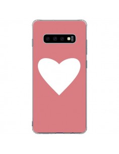 Coque Samsung S10 Plus Coeur Corail - Mary Nesrala