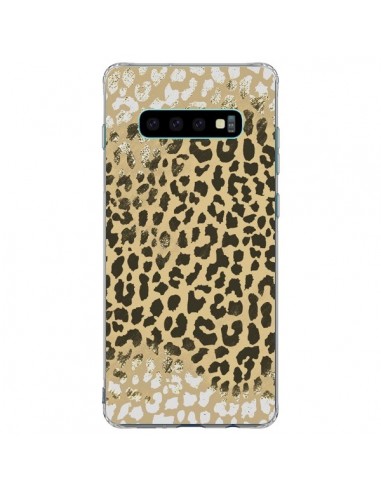 Coque Samsung S10 Plus Leopard Golden Or Doré - Mary Nesrala