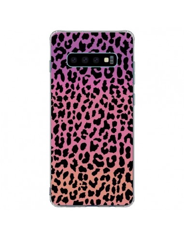 Coque Samsung S10 Plus Leopard Hot Rose Corail - Mary Nesrala