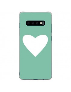 Coque Samsung S10 Plus Coeur Mint Vert - Mary Nesrala
