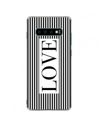 Coque Samsung S10 Plus Love Noir et Blanc - Mary Nesrala