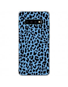 Coque Samsung S10 Plus Leopard Bleu Neon - Mary Nesrala
