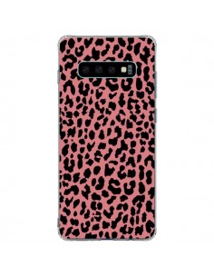 Coque Samsung S10 Plus Leopard Corail Neon - Mary Nesrala