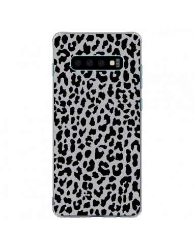 Coque Samsung S10 Plus Leopard Gris Neon - Mary Nesrala