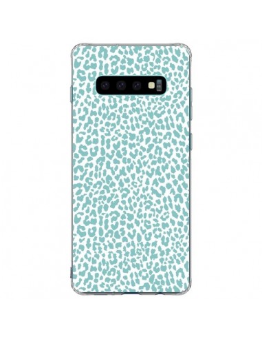 Coque Samsung S10 Plus Leopard Turquoise - Mary Nesrala