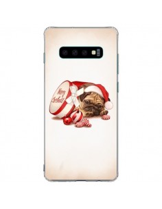 Coque Samsung S10 Plus Chien Dog Pere Noel Christmas...