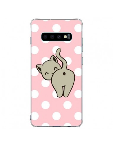 Coque Samsung S10 Plus Chat Chaton Pois - Maryline Cazenave