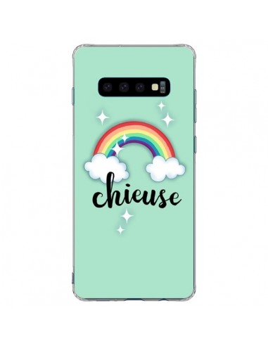 Coque Samsung S10 Plus Chieuse Arc en Ciel - Maryline Cazenave