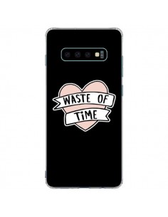 Coque Samsung S10 Plus Waste of Time Coeur - Maryline...