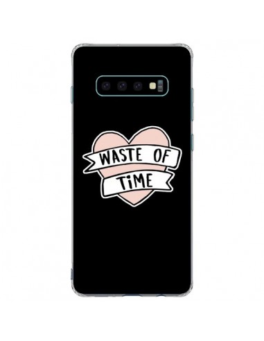 Coque Samsung S10 Plus Waste of Time Coeur - Maryline Cazenave
