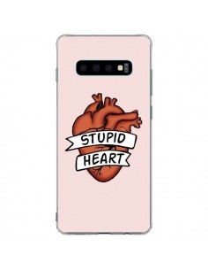 Coque Samsung S10 Plus Stupid Heart Coeur - Maryline...