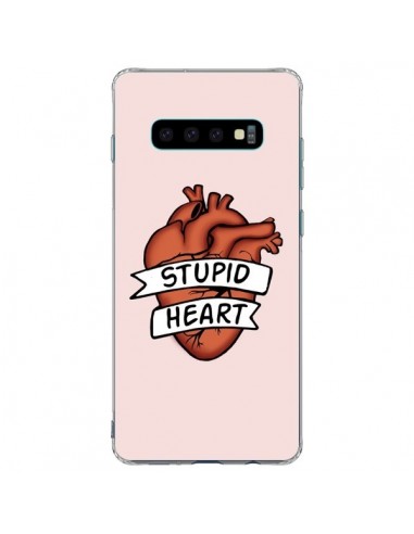 Coque Samsung S10 Plus Stupid Heart Coeur - Maryline Cazenave
