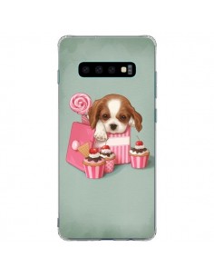 Coque Samsung S10 Plus Chien Dog Cupcake Gateau Boite -...