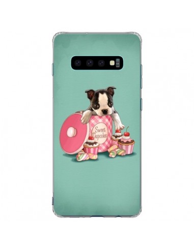 Coque Samsung S10 Plus Chien Dog Cupcakes Gateau Boite - Maryline Cazenave