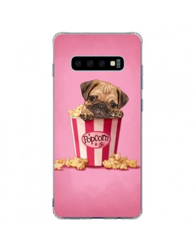 Coque Samsung S10 Plus Chien Dog Popcorn Film - Maryline Cazenave