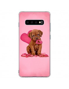 Coque Samsung S10 Plus Chien Dog Gateau Coeur Love -...