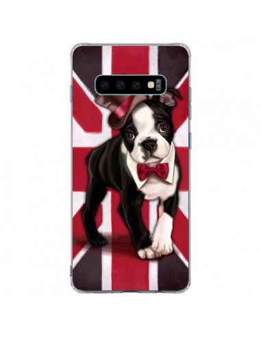 Coque Samsung S10 Plus Chien Dog Anglais UK British Gentleman - Maryline Cazenave