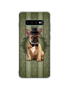 Coque Samsung S10 Plus Chien Dog Bulldog Noeud Papillon...