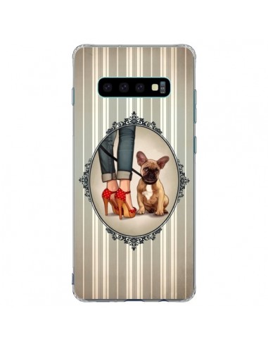 Coque Samsung S10 Plus Lady Jambes Chien Dog - Maryline Cazenave