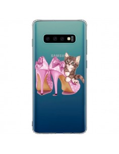 Coque Samsung S10 Plus Chaton Chat Kitten Chaussures...