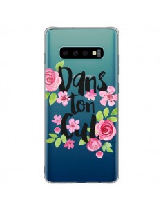 Coque Samsung S10 Plus Dans Ton Cul Fleurs Transparente -...
